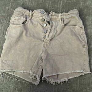 pacsun shorts, size 25, crème/tan color